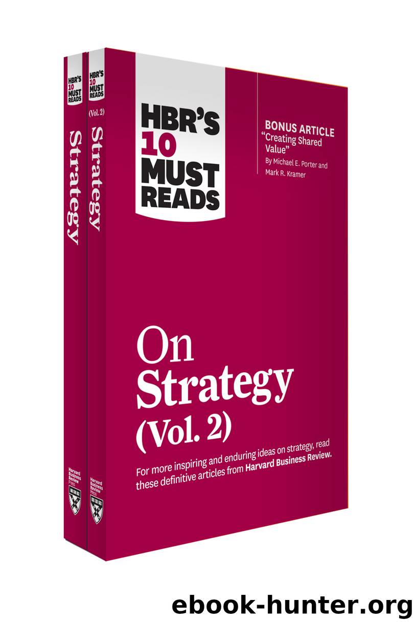 HBR's 10 Must Reads On Strategy 2-Volume Collection By Harvard Business ...